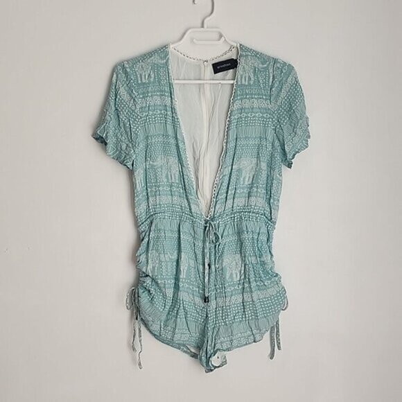 Getaway Drawstring Romper Playsuit MINKPINK b38 - Picture 3 of 16